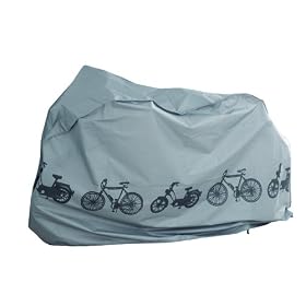 Filmer - Coperta per bicicletta, 110 x 185 cm, colore: Argento