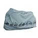 Filmer - Coperta per bicicletta, 110 x 185 cm, colore: Argento