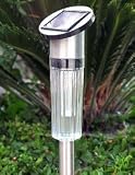 27 Stainless Steel Solar Garden Light Set- (6 of Set)