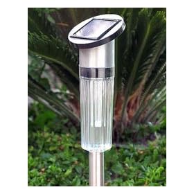 Buy 27 Stainless Steel Solar Garden Light Set- (6 of Set) now!