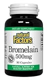 418NzUrXVZL. SL160  Natural Factors Bromelain    500 mg   90 Capsules