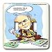 Londons Times Funny Panel Hollywood Cartoons - Yul Brenner Tis A Puzzlement - Light S...