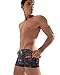 Croota Mens Graphic Print Low Rise Seamless Cut Boxer Briefs, AR01SM