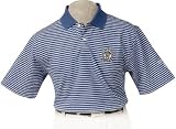 Ashworth 2008 PGA Championship Pique Stripe Polo - Velvet Blue