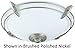 Craftmade LK207-BN-LED Elegance 2-Light Kit, LED 18 Total Watts, Brushed Satin Nickel