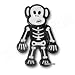 Monkey Skeleton Belt Buckle