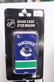Licensed NHL iPhone 4S/4 Case - Vancouver Canucks Jersey Stripe w/ Screen Protector