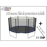 Trampoline 245cm et son filet de s�curit� - �chelle incluse - Trampoline de jardin | Qualit� PRO. | Normes EU | Neuf dans son emballage d'originepar ALLSTORE
