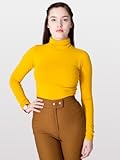 American Apparel Cotton Spandex Jersey Long Sleeve Turtleneck