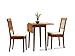Beech Rectangular Drop Leaf Dining Set with 2 Chairs