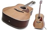 Acoustic Guitar: Solid Cedar Top Dreadnought Steel String Acoustic