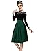 Choies Women Polyester Lace Long Sleeve Tight Black T-Shirt