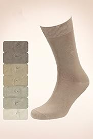 7 Pairs of Freshfeet Cotton Rich Textured Socks with Silver Technology