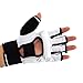 Wonzone Half Finger Taekwondo Training Boxing Gloves, Taekwondo/Muay Thai Training/Punching Bag Gym Half Mitts Sparring Gloves (M)
