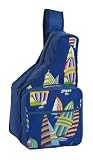 Ergonomically Designed Picnic for 2 Backpack With Accessories - Sailboats