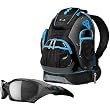 Oakley Tron Pit Boss and Hardshell Backpack Men's Polarized Limited Editions Fashion Sunglasses w/ Free B&F Heart Sticker Bundle - Black