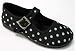 Girls Polka Dot Mary Janes Shoes Black