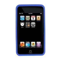 GTMax Royal Blue Soft Rubber Silicone Skin Cover Case For Apple iPod touch 8GB 32GB 64GB 3rd 3G Generation NEWEST MODEL