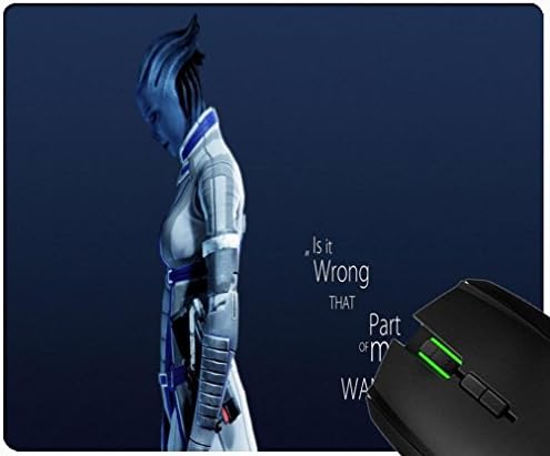 Mass Effect 3 Asari Character Custom rectangular rubber non-slip and durable fashion mouse pad