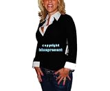 Polo Ralph Lauren Womens Sweater Dress Shirt Black Large