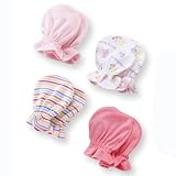 Gerber Mittens, 4 Pack, Girl, 0-3 Months