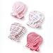 Gerber Mittens, 4 Pack, Girl, 0-3 Months