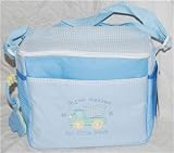 Tender Kisses Diaper Bag w/ free toy-Blue