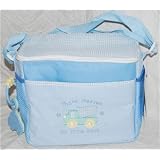 Tender Kisses Diaper Bag w free toy-Blue by