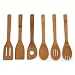 Lipper International 826 Set of 6 Bamboo Kitchen Tools, in Mesh Bag