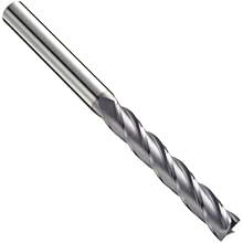 Niagara Cutter C430 Carbide Square Nose End Mills, Inch, TiAlN Finish, Roughing and Finishing Cut, 30 Degree Helix, For Use With All Materials