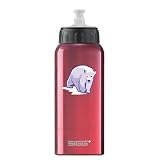 SIGG Reusable Water Bottle - Red Purple Polar Bear - Exclusive Design!