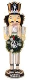 New York Yankees 14'' Wreath Nutcracker Figurine