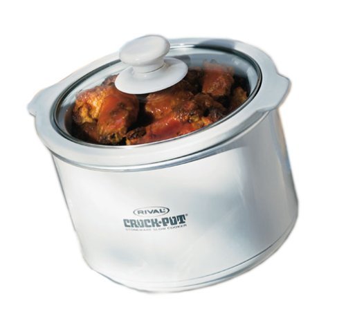 Childrens Toyshop  Kitchen & Housewares : Rival 3215-WN 1.5QT White Slow Cooker