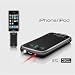 RichardSolo 1800 External Battery Pack for iPod Touch, Classic, Nano and iPhone 2G, 3G, 3GS, 4 and 4s - With a Built in Red laser pointer and LED white flashlight