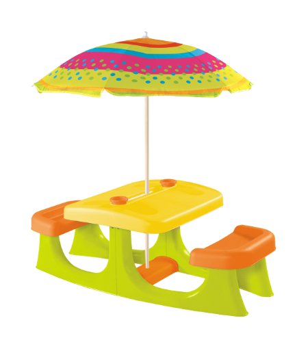 Keter 17192433 - Kinder Picknick Tisch mit Sonnenschirm Patio Center Preisvergleich