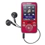 Sony NWZ E 438 F Tragbarer MP3-Player mit FM-Tuner 8 GB rot