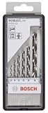 BOSCH 2607010529 Rundschaftbohrer 6 tlg. HSS-G 135&deg; Bohrer Set Robust