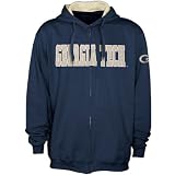 Georgia Tech Yellow Jackets Navy Blue Classic Twill Full Zip Hoody Sweatshirt