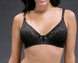 Condessa "Cassandra" Lace Nursing Bra - Alluring Black