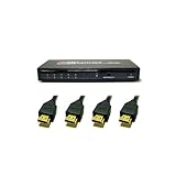 5 Port Smart HDMI Switch + 4x HDMI 6FT Cable: 1.3a Category 2