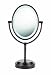 Conair BE47BR Double-Sided Illuminated Oval Mirror, Oiled Bronze