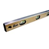 Buy Bon 21-395 24-Inch Laminated American Hardwood Aluminum I-Beam Level, Yellow Vials by Bon&node=228013