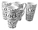COFFEE BAR ライティング Cocktail Mug 4点セット 175 008 1000: ●KONITZとは、100年近い歴史を持つドイツのトップクラスの陶磁器メーカー。職人の堅実な技と斬新なデザインが融合した確かな使い心地。電子レンジ・ディッシュウォッシャー使用可!