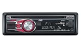 Produkt-Bild: JVC KD-R 411 MP3-CD-Tuner (USB-, Front-Aux Eingang) schwarz-rot