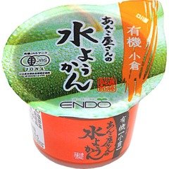 〔ムソー遠藤製餡〕有機水ようかん 小倉（100g）　24セット【33475】