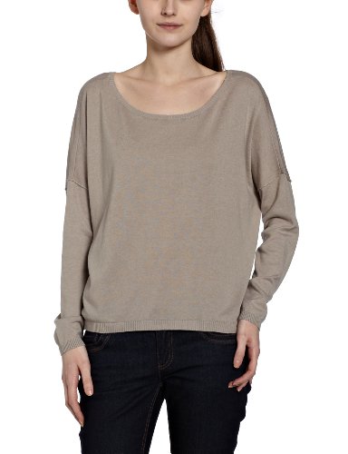 TOM TAILOR Denim Damen Sweatshirt, 30155780071/boxy oversized pullover, Gr. 36 (S), Grau ( Preisvergleich