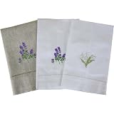 Lily of the Valley Hemstitched Fingertip towel