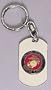 United States Marine Corps DOG TAG STYLE Metal Key Chain