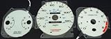 1996-2000 Honda Civic White Face Glow Gauges Plasma- Manual Transmission
