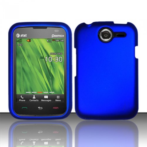 For Pantech Renue P6030 (AT&T) Rubberized Cover - Blue